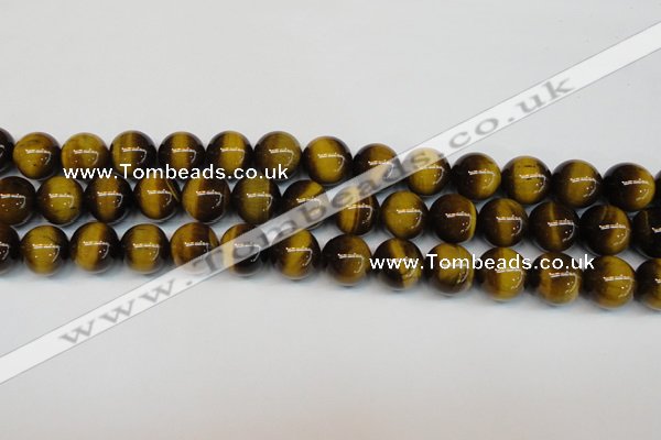 CTE1235 15.5 inches 8mm round A+ grade yellow tiger eye beads