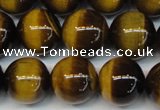 CTE1236 15.5 inches 10mm round A+ grade yellow tiger eye beads