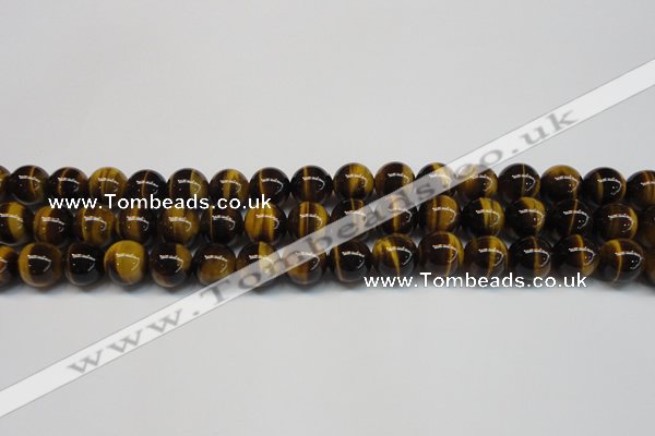 CTE1242 15.5 inches 6mm round AA grade yellow tiger eye beads