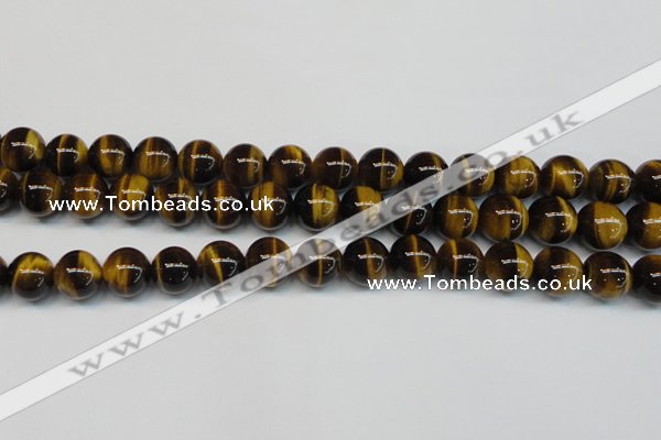 CTE1243 15.5 inches 8mm round AA grade yellow tiger eye beads