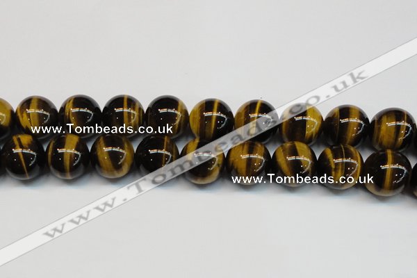 CTE1247 15.5 inches 16mm round AA grade yellow tiger eye beads