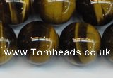 CTE1253 15.5 inches 12mm round AAA grade yellow tiger eye beads