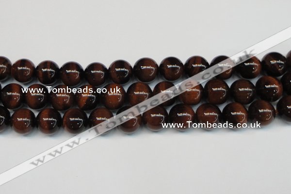 CTE1264 15.5 inches 14mm round AB grade red tiger eye beads