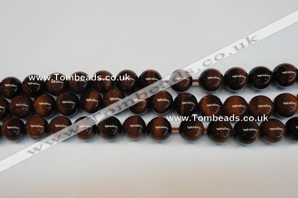 CTE1271 15.5 inches 12mm round AB+ grade red tiger eye beads