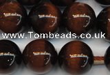 CTE1272 15.5 inches 14mm round AB+ grade red tiger eye beads