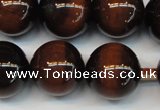 CTE1273 15.5 inches 16mm round AB+ grade red tiger eye beads