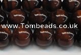 CTE1276 15.5 inches 6mm round A grade red tiger eye beads