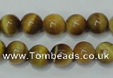 CTE129 15.5 inches 10mm round yellow tiger eye gemstone beads