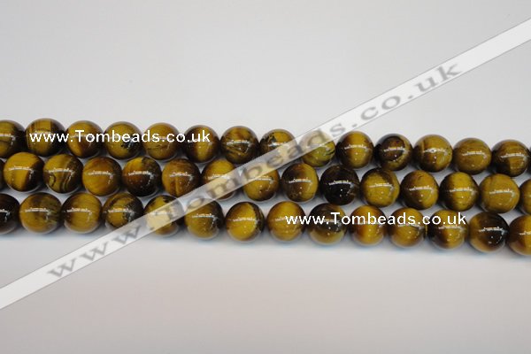 CTE1311 15.5 inches 8mm round B grade yellow tiger eye beads
