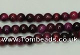 CTE135 15.5 inches 6mm round dyed tiger eye gemstone beads