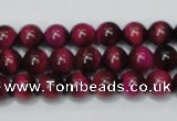 CTE136 15.5 inches 8mm round dyed tiger eye gemstone beads