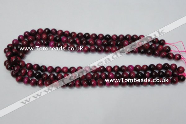 CTE136 15.5 inches 8mm round dyed tiger eye gemstone beads