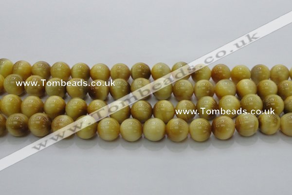 CTE1404 15.5 inches 12mm round golden tiger eye beads wholesale