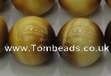 CTE1407 15.5 inches 18mm round golden tiger eye beads wholesale