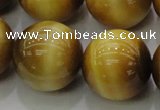 CTE1408 15.5 inches 20mm round golden tiger eye beads wholesale