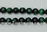 CTE141 15.5 inches 6mm round dyed tiger eye gemstone beads