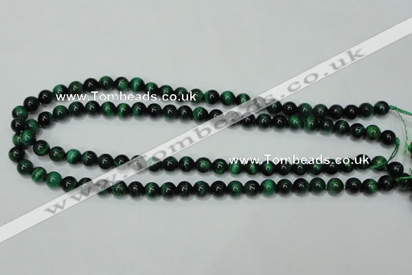 CTE141 15.5 inches 6mm round dyed tiger eye gemstone beads