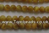 CTE1410 15.5 inches 4mm round golden tiger eye beads wholesale