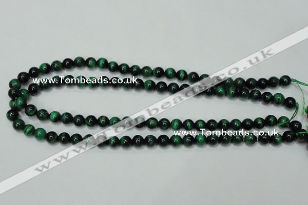 CTE142 15.5 inches 8mm round dyed tiger eye gemstone beads