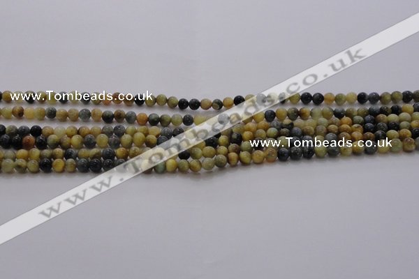 CTE1420 15.5 inches 4mm round golden & blue tiger eye beads wholesale