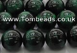 CTE1424 15.5 inches 12mm round green tiger eye beads wholesale