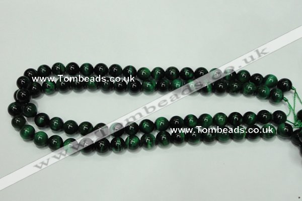 CTE143 15.5 inches 10mm round dyed tiger eye gemstone beads