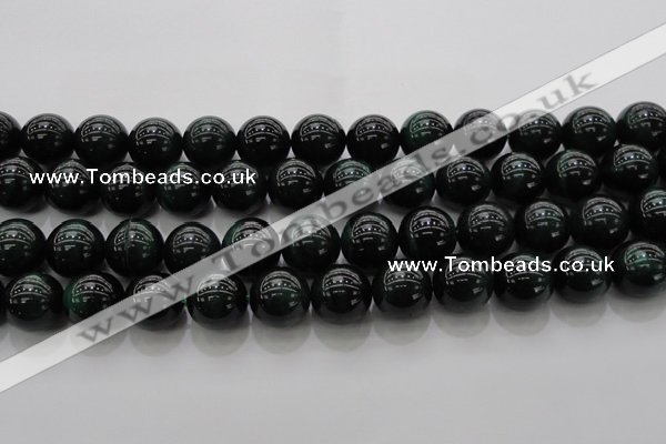 CTE1435 15.5 inches 14mm round green tiger eye beads wholesale