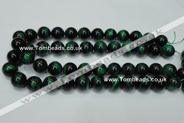 CTE145 15.5 inches 14mm round dyed tiger eye gemstone beads