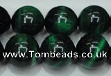 CTE146 15.5 inches 16mm round dyed tiger eye gemstone beads