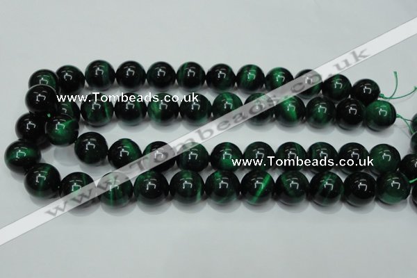 CTE146 15.5 inches 16mm round dyed tiger eye gemstone beads