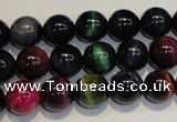 CTE148 15.5 inches 10mm round colorful tiger eye beads wholesale