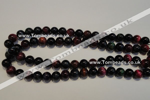 CTE149 15.5 inches 12mm round colorful tiger eye beads wholesale