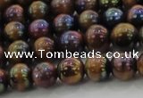 CTE1501 15.5 inches 6mm round AB-color yellow tiger eye beads