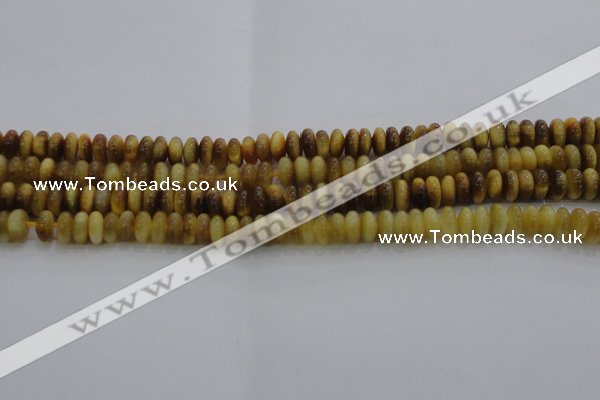 CTE1510 15.5 inches 4*6mm rondelle golden tiger eye beads