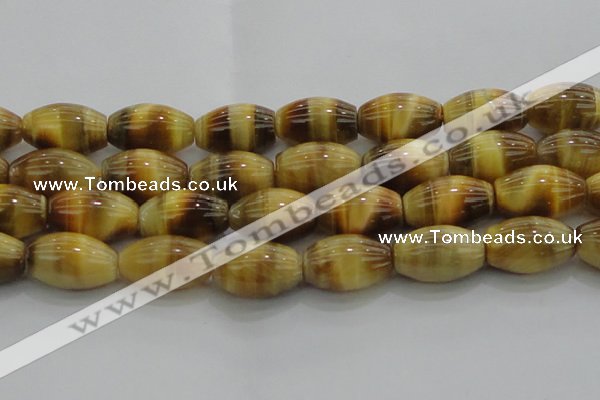 CTE1520 15.5 inches 15*20mm rice golden tiger eye beads wholesale