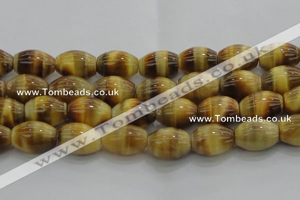 CTE1521 15.5 inches 18*25mm rice golden tiger eye beads wholesale