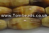 CTE1523 15.5 inches 10*30mm rice golden tiger eye beads wholesale