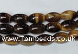 CTE159 15.5 inches 10*14mm rice yellow tiger eye gemstone beads