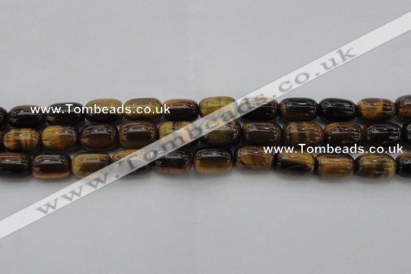 CTE1596 15.5 inches 12*16mm drum yellow tiger eye beads