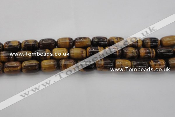 CTE1597 15.5 inches 13*18mm drum yellow tiger eye beads