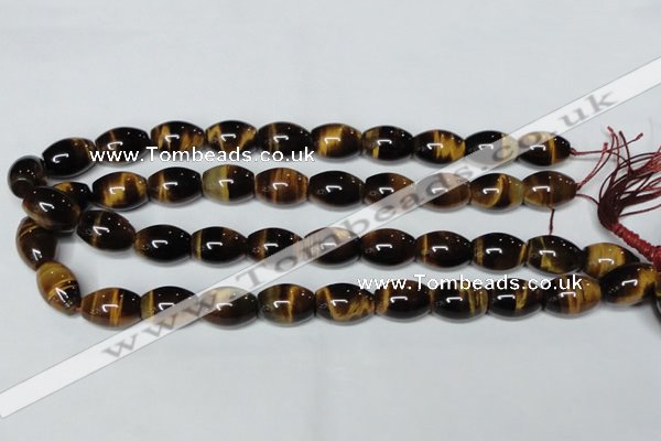 CTE160 15.5 inches 13*18mm rice yellow tiger eye gemstone beads