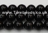 CTE1601 15.5 inches 6mm round AB grade black tiger eye beads