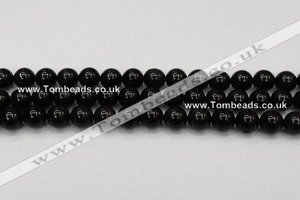 CTE1606 15.5 inches 16mm round AB grade black tiger eye beads