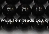 CTE1607 15.5 inches 18mm round AB grade black tiger eye beads