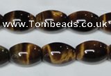 CTE161 15.5 inches 12*20mm rice yellow tiger eye gemstone beads