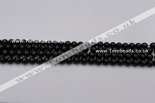 CTE1610 15.5 inches 4mm round A grade black tiger eye beads