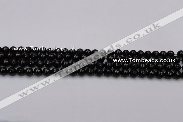 CTE1610 15.5 inches 4mm round A grade black tiger eye beads