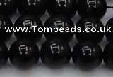 CTE1615 15.5 inches 14mm round A grade black tiger eye beads