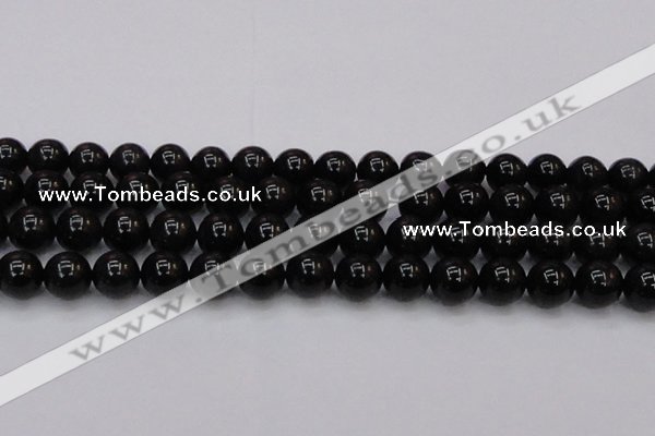 CTE1615 15.5 inches 14mm round A grade black tiger eye beads