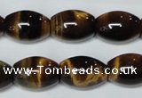 CTE162 15.5 inches 10*30mm rice yellow tiger eye gemstone beads